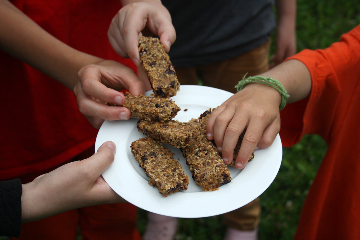 Barres tendres au muesli sans gluten et sans allergènes pour toute la famille!