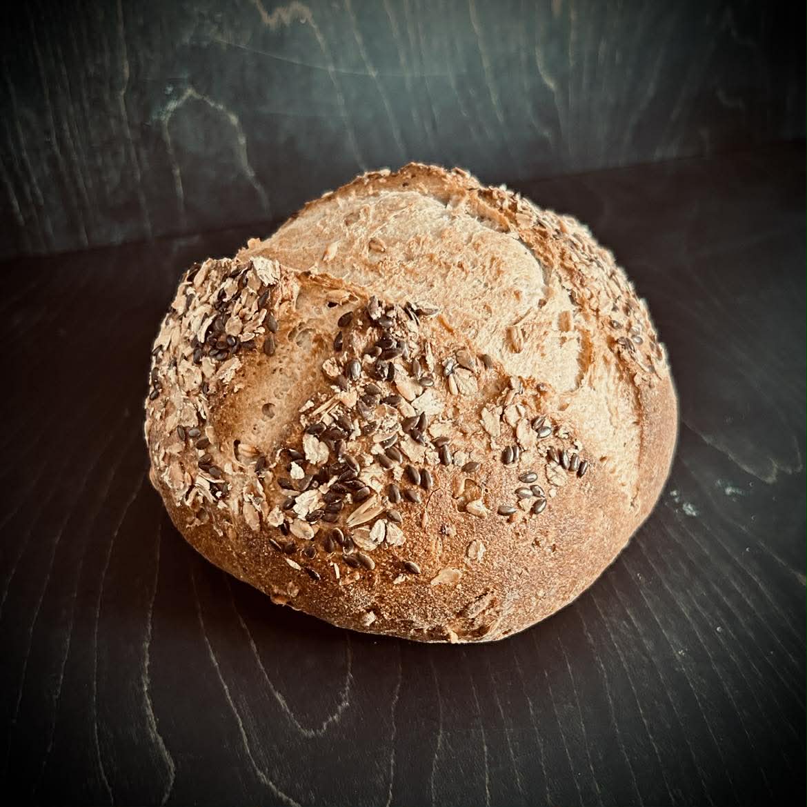 Miche à l'avoine au levain