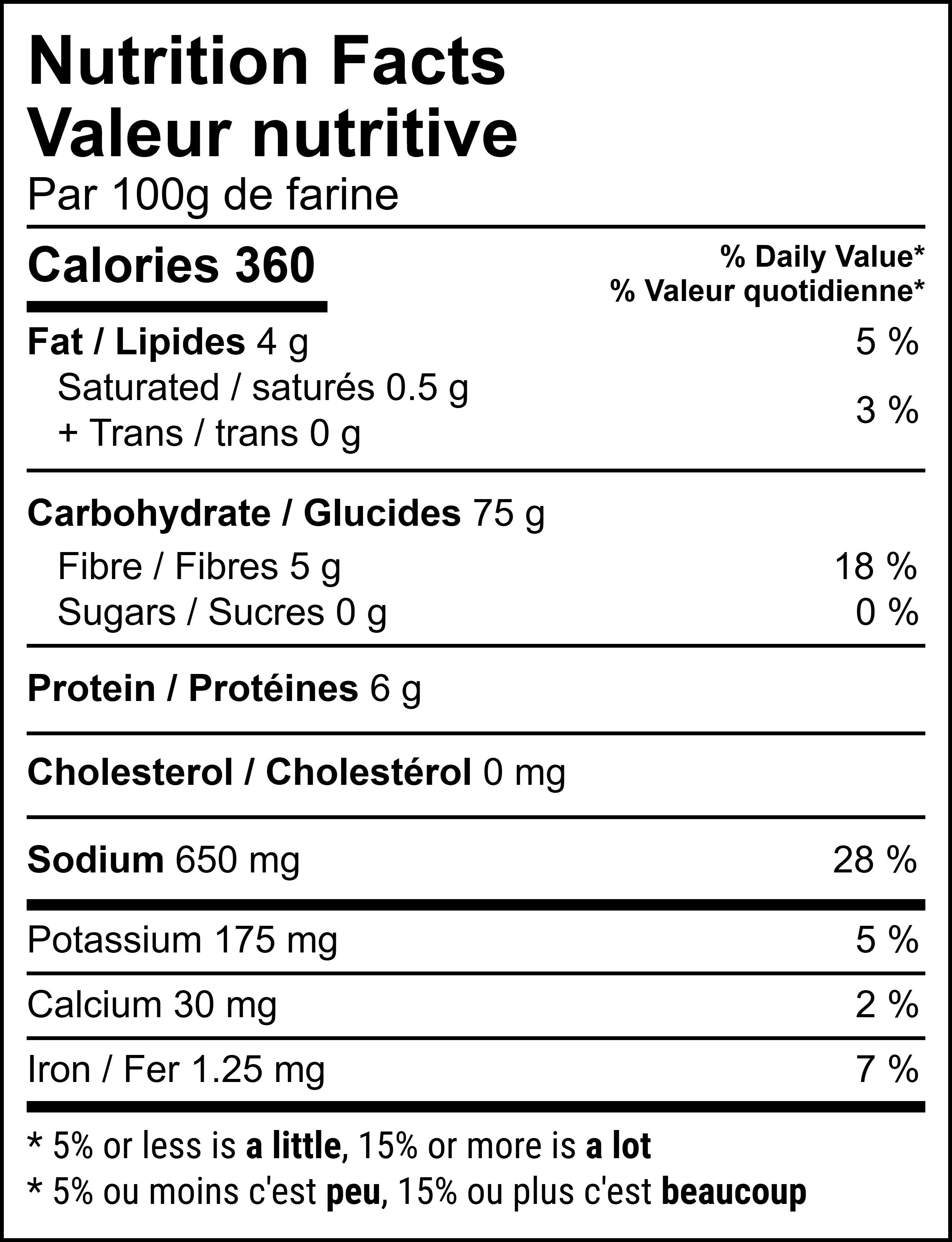 Farine tout usage sans gluten (1kg)