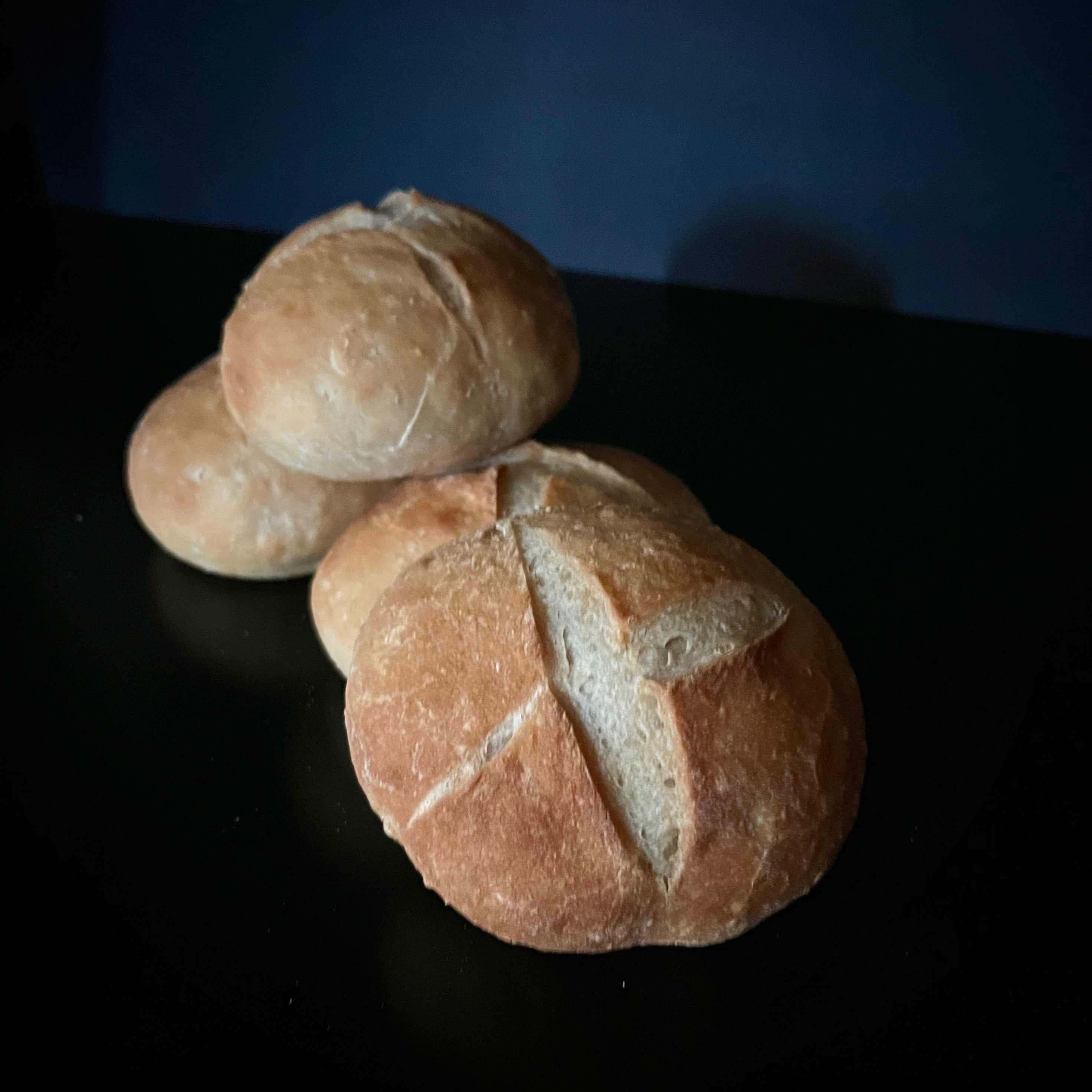 Burger blanc (x 4) - Boulangerie Citron Confit