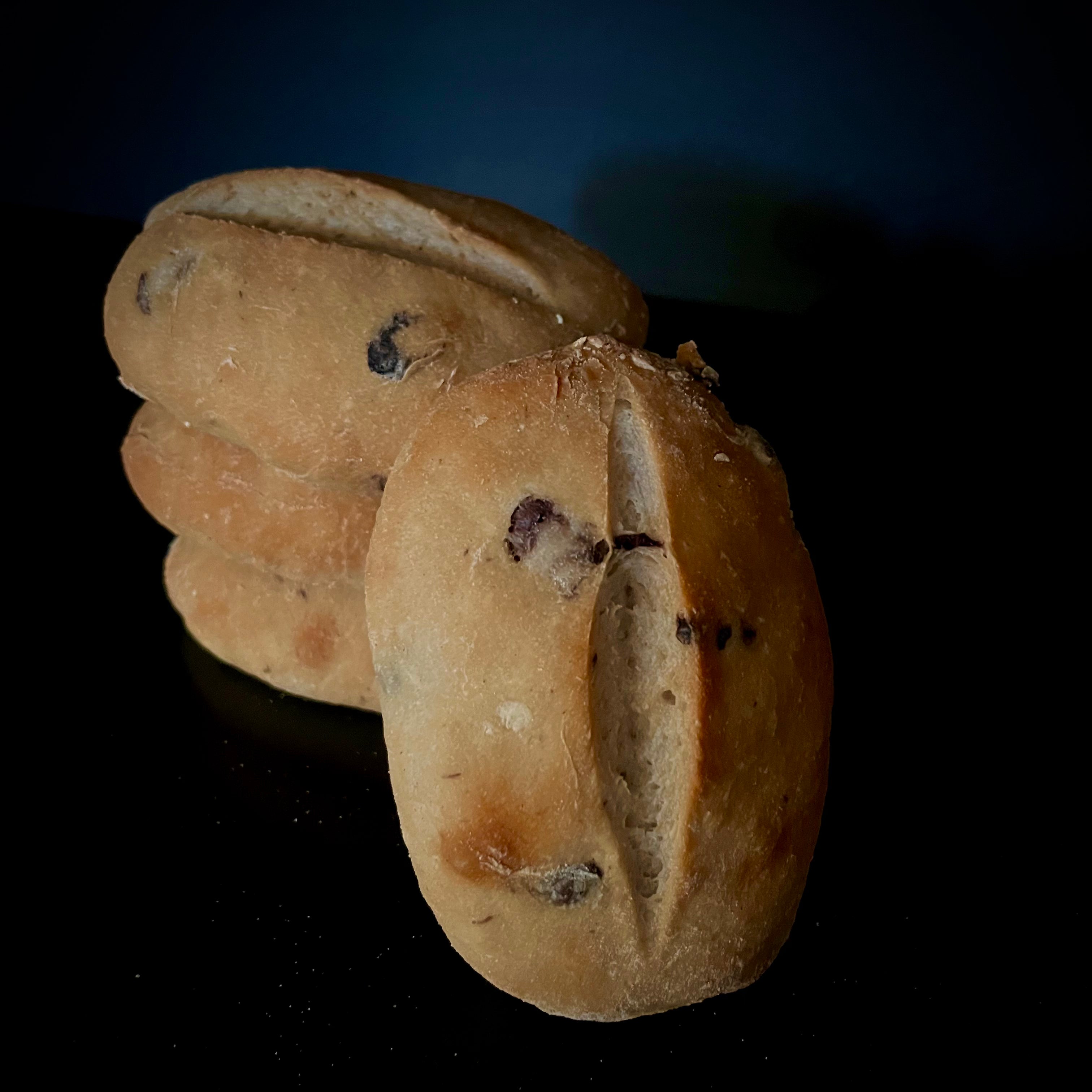 Ciabatta aux olives (x 4) - Boulangerie Citron Confit