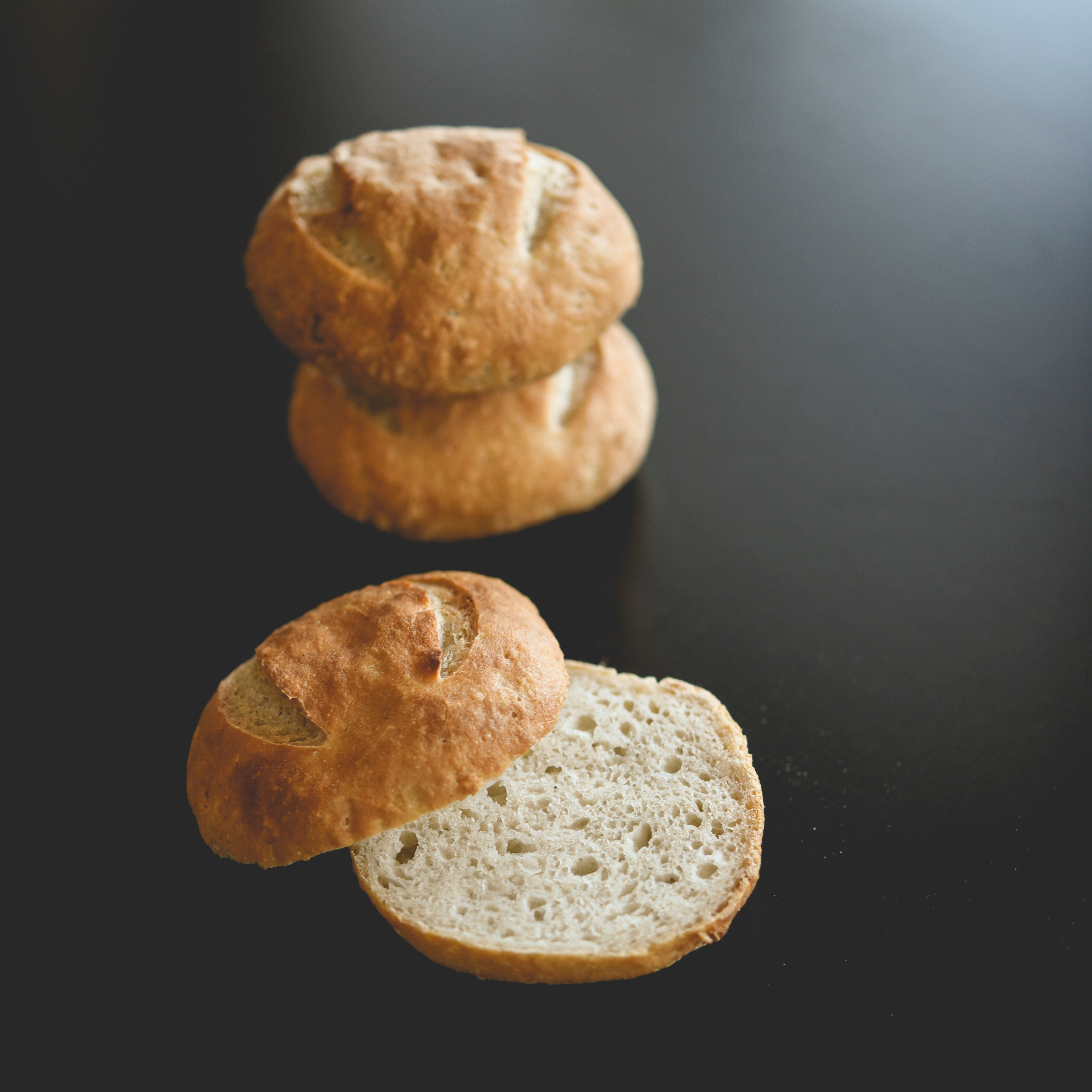 Burger blanc (x 4) - Boulangerie Citron Confit