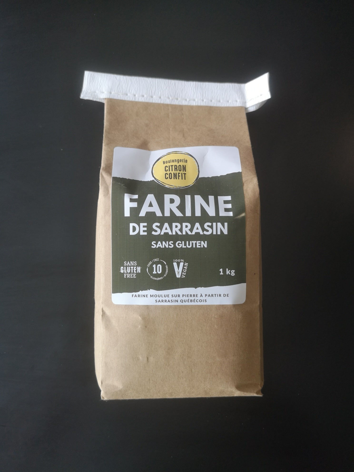 Farine de sarrasin - Boulangerie Citron Confit