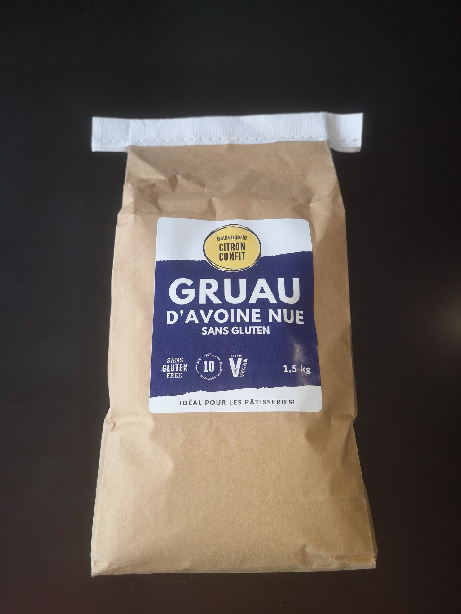 Gruau d'avoine nue - Boulangerie Citron Confit